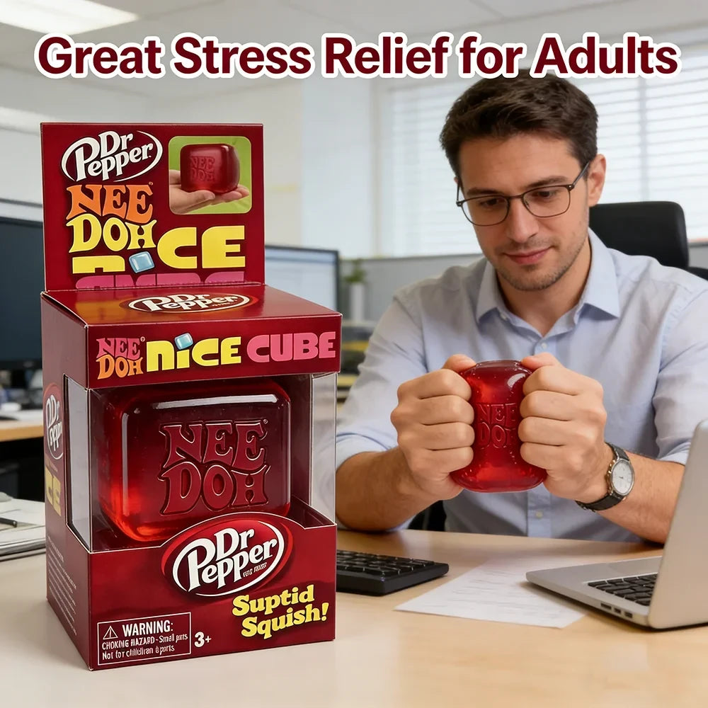 Dr Pepper NeeDoh Fidget Cube