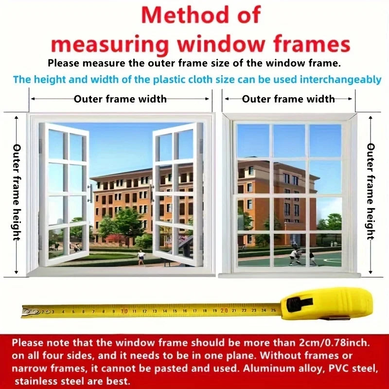 Self-Adhesive Window Mosquito Net